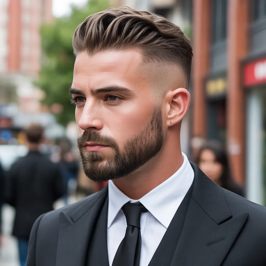 stylish ducktail beard ideas