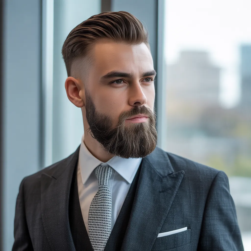 stylish ducktail beard ideas