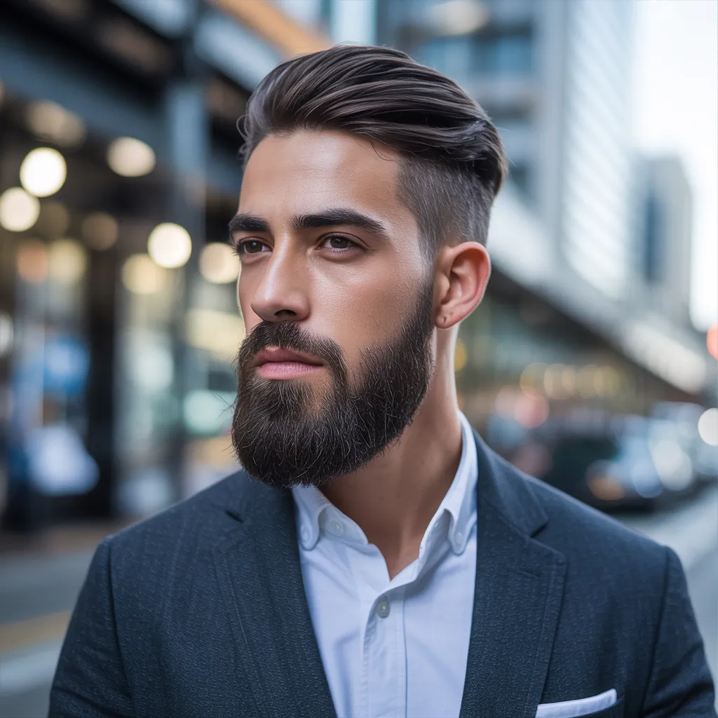 stylish ducktail beard ideas