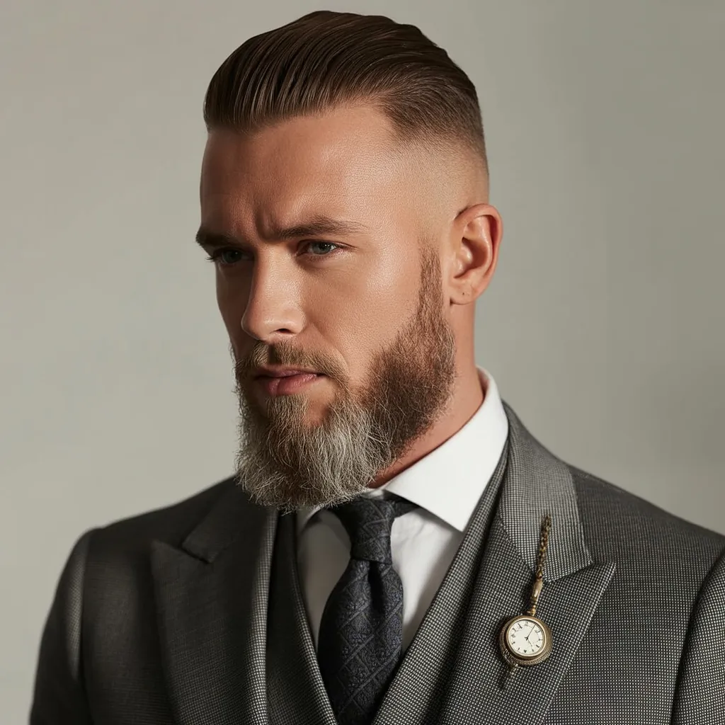 stylish ducktail beard ideas