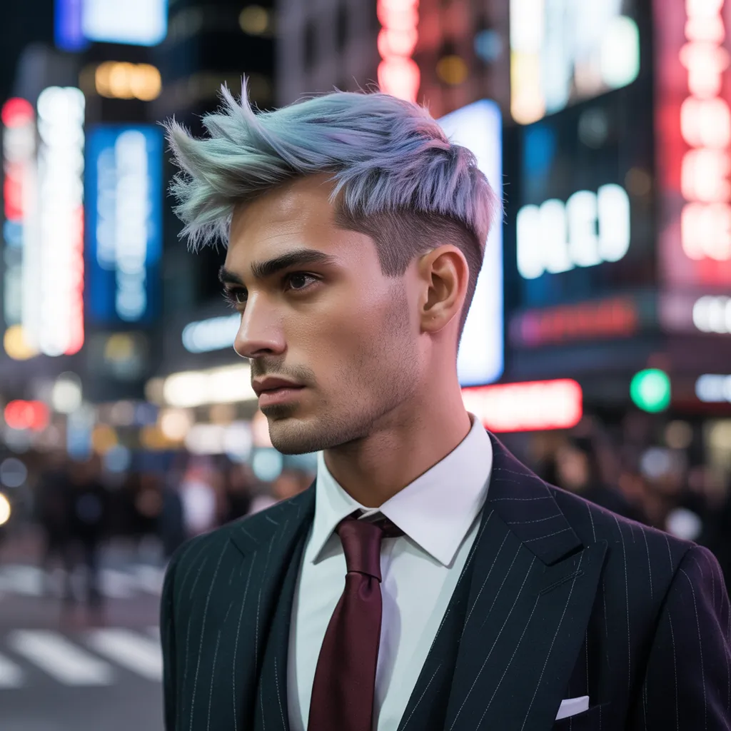 stylish frosted tips hair for men you need to try