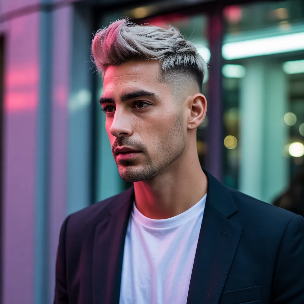 stylish frosted tips hair for men you need to try