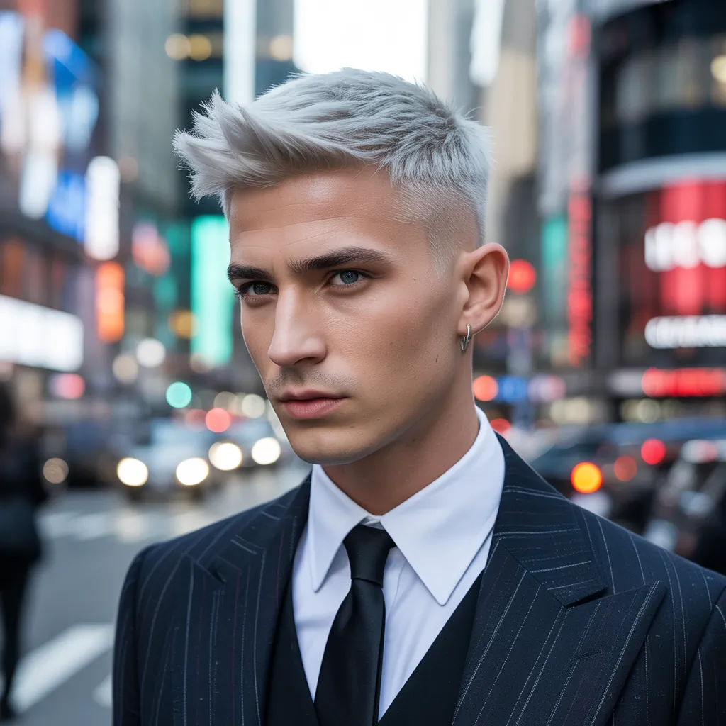 stylish frosted tips hair for men you need to try