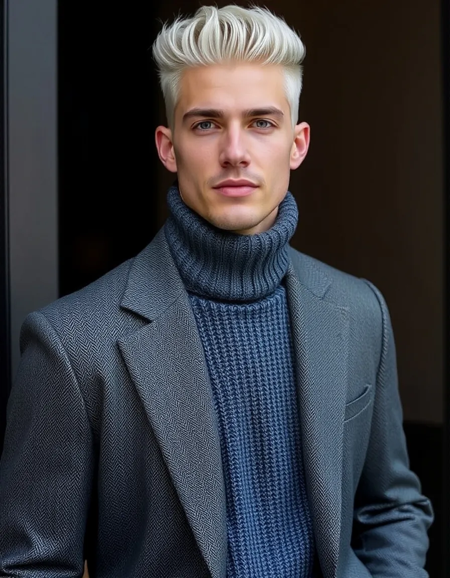 stylish frosted tips hair for men you need to try
