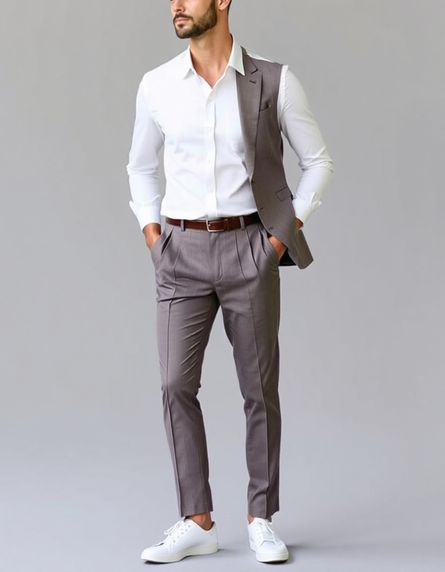 stylish pleated pants for effortless elegance