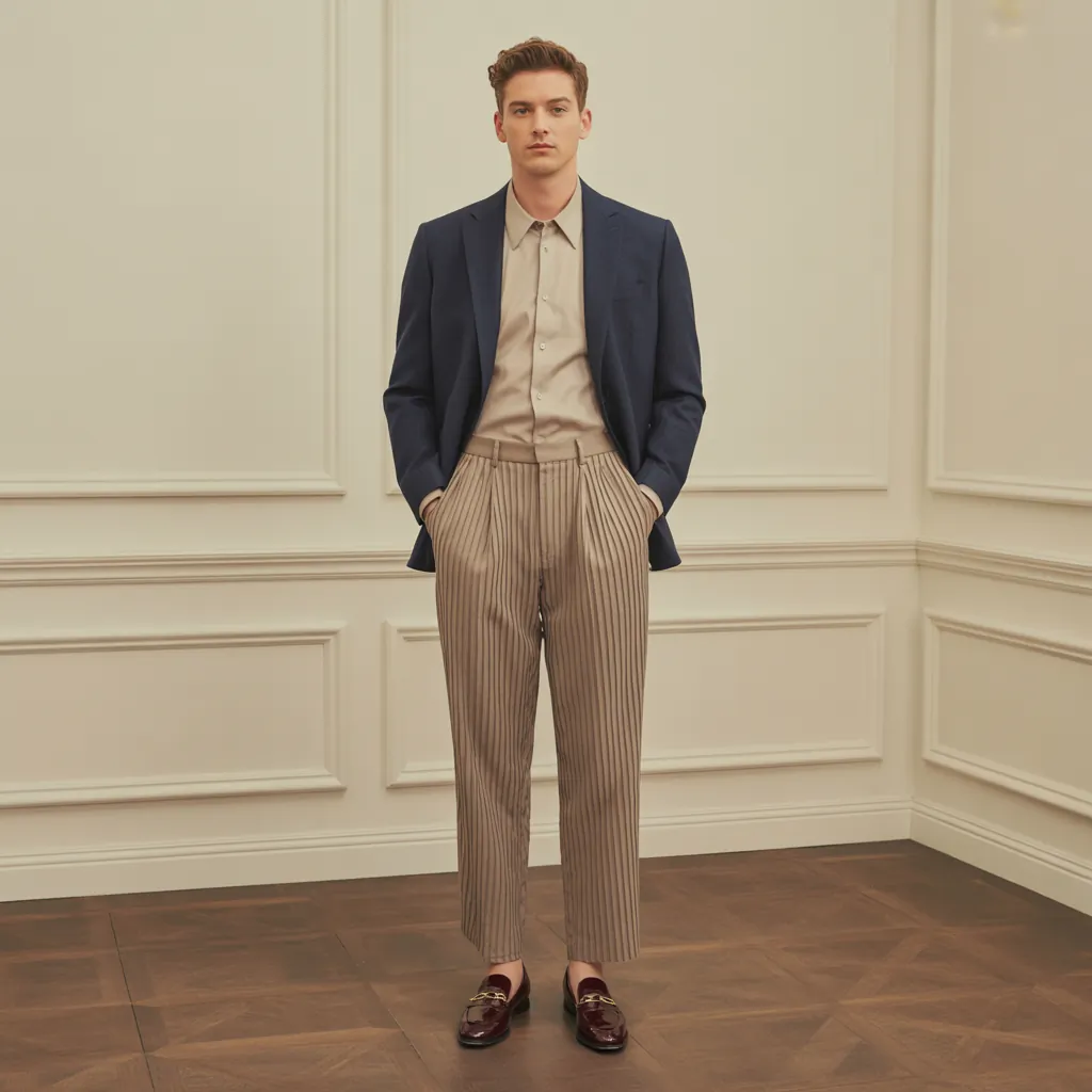 stylish pleated pants for effortless elegance