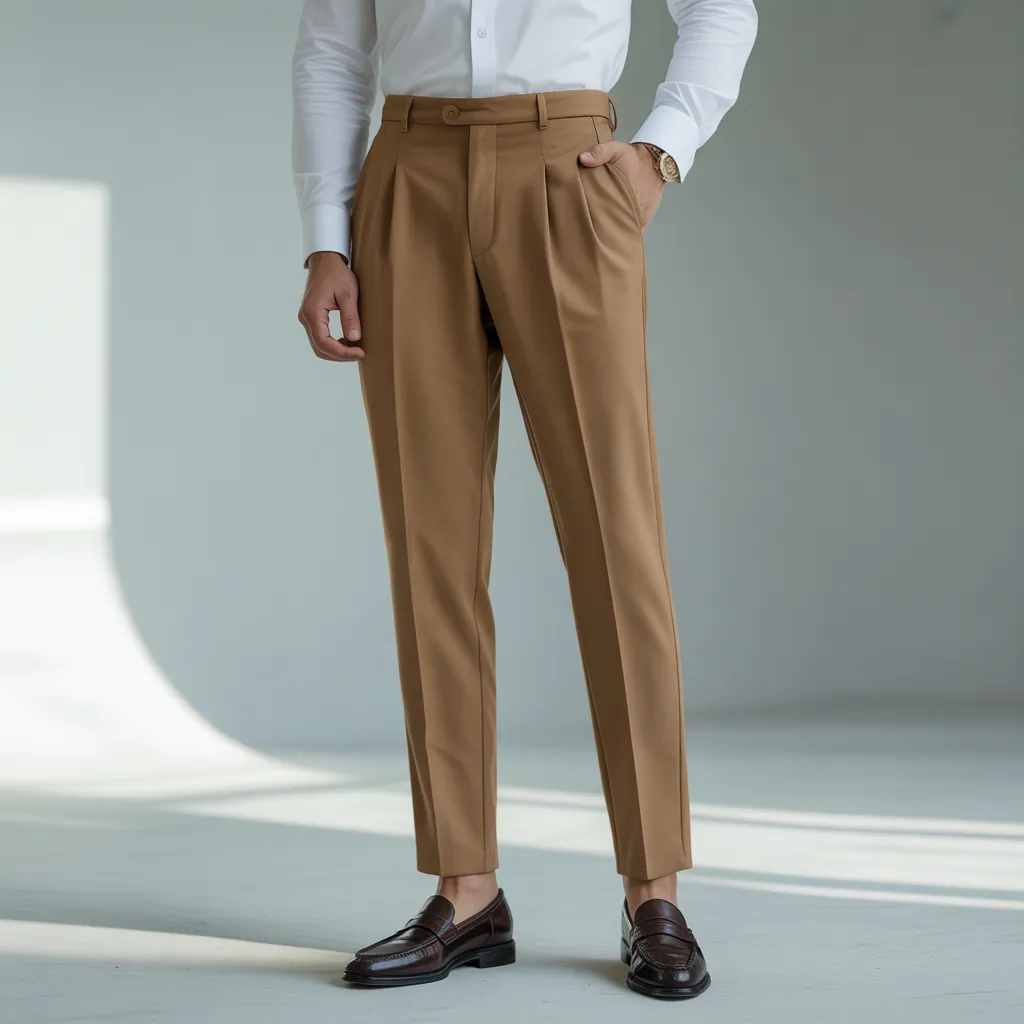 stylish pleated pants for effortless elegance