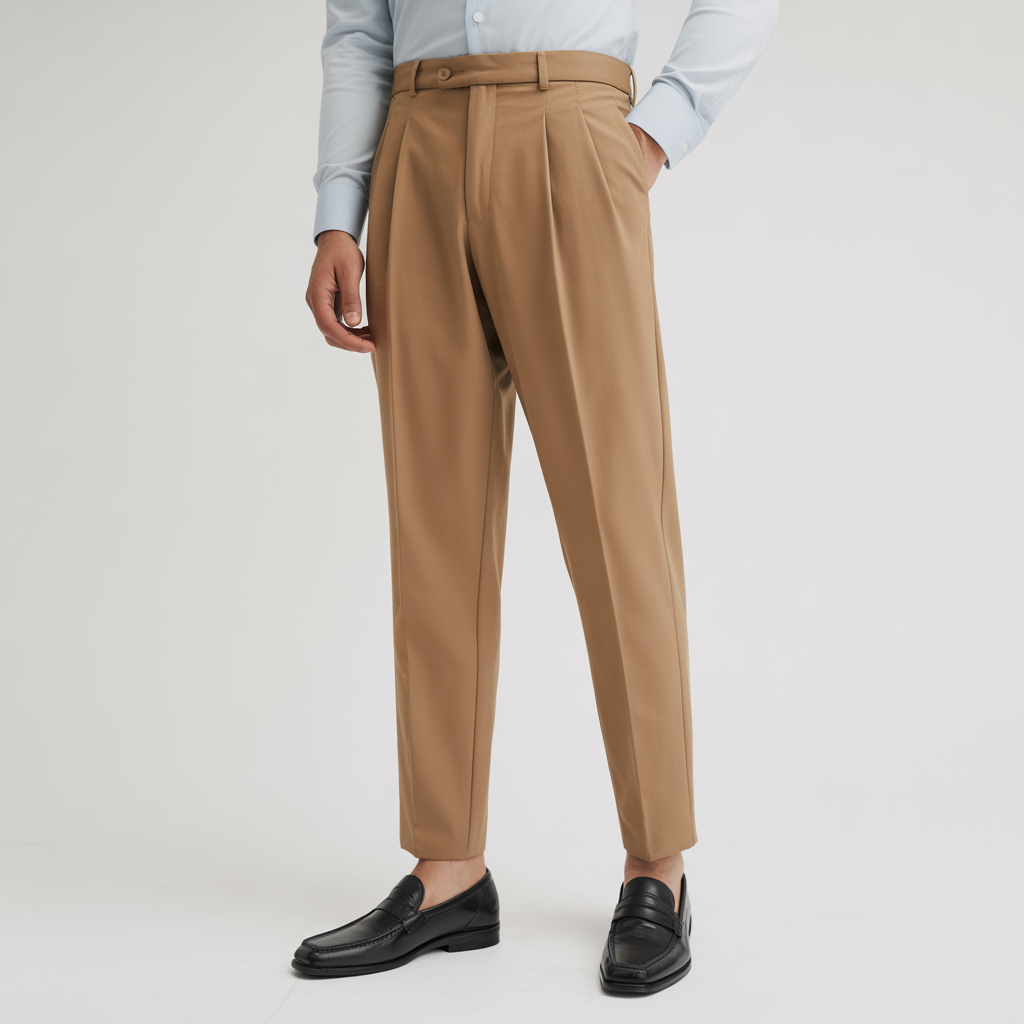 stylish pleated pants for effortless elegance