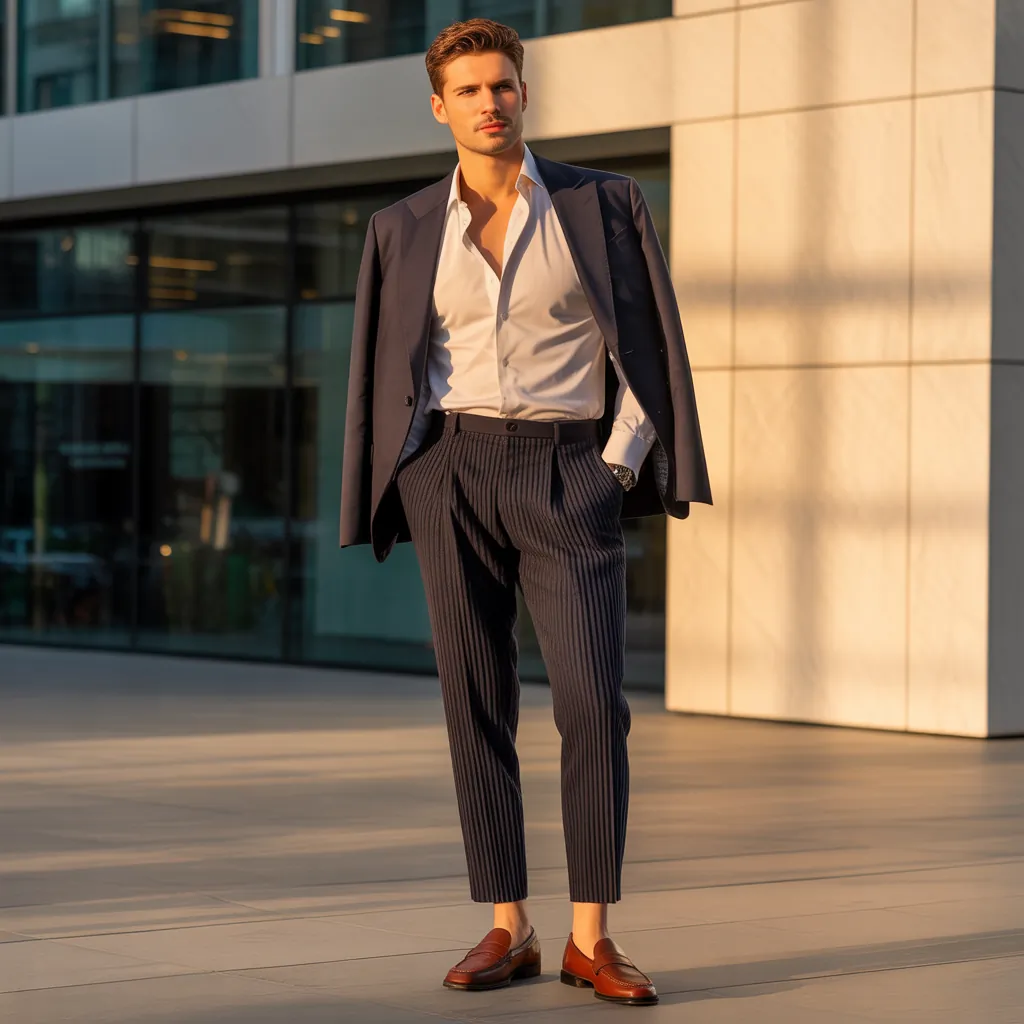 stylish pleated pants for effortless elegance