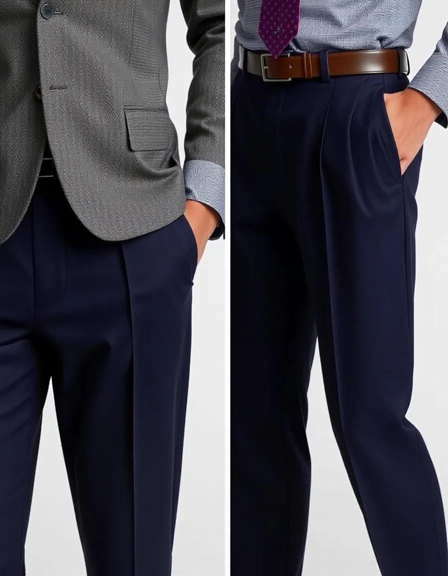 stylish pleated pants for effortless elegance