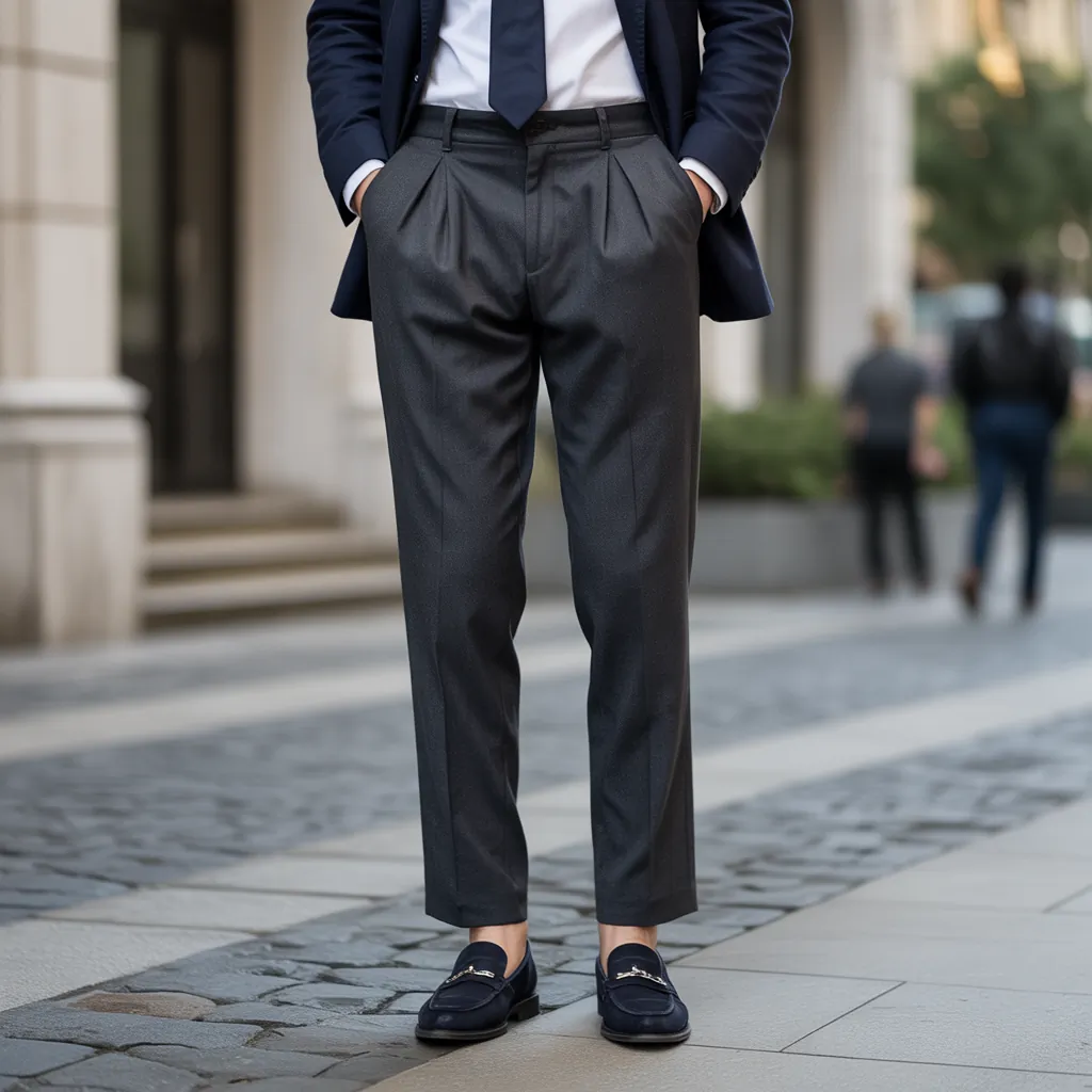 stylish pleated pants for effortless elegance