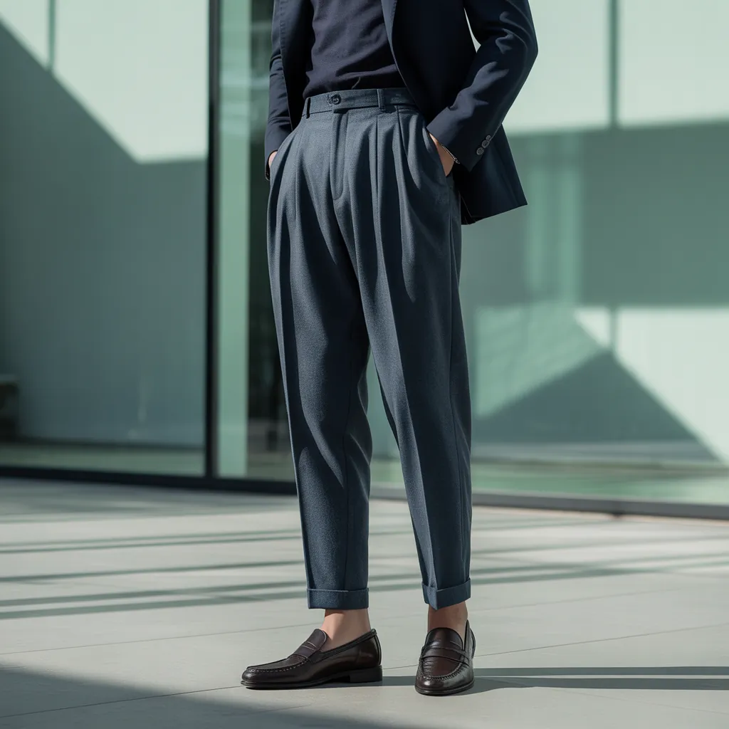 stylish pleated pants for effortless elegance