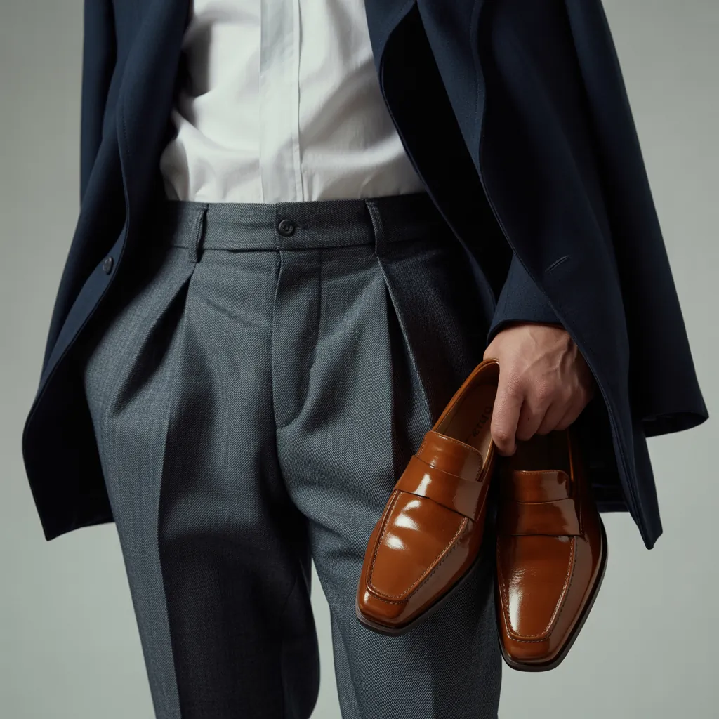 stylish pleated pants for effortless elegance