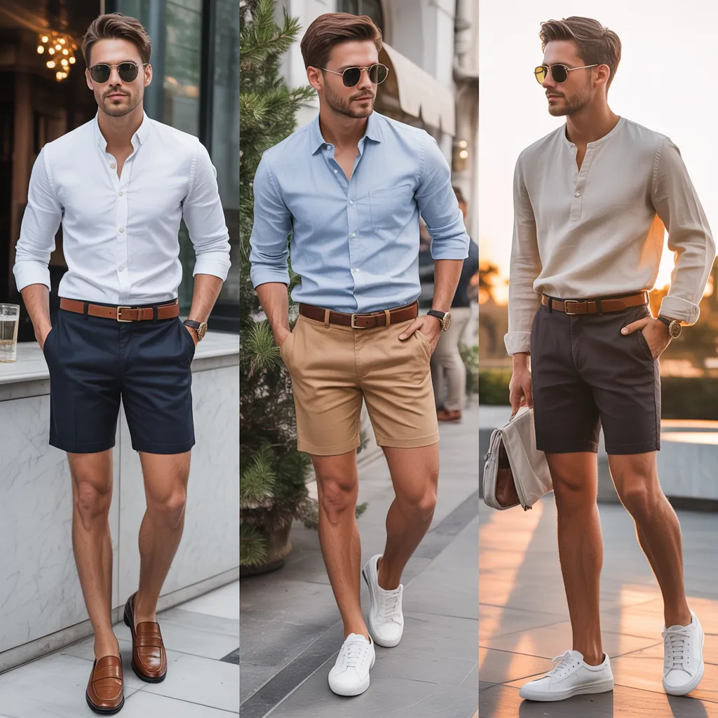 stylish ways to pair mens shorts