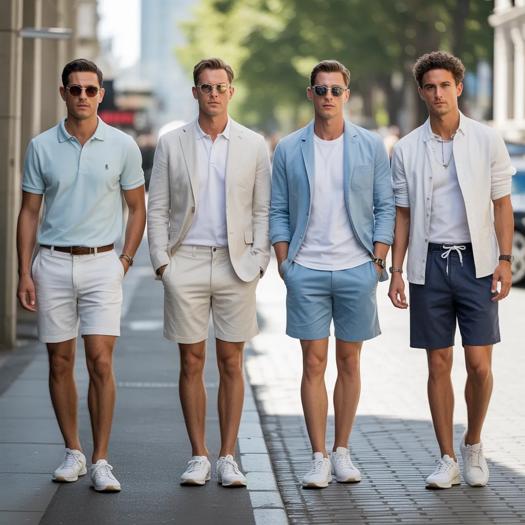 stylish ways to pair mens shorts