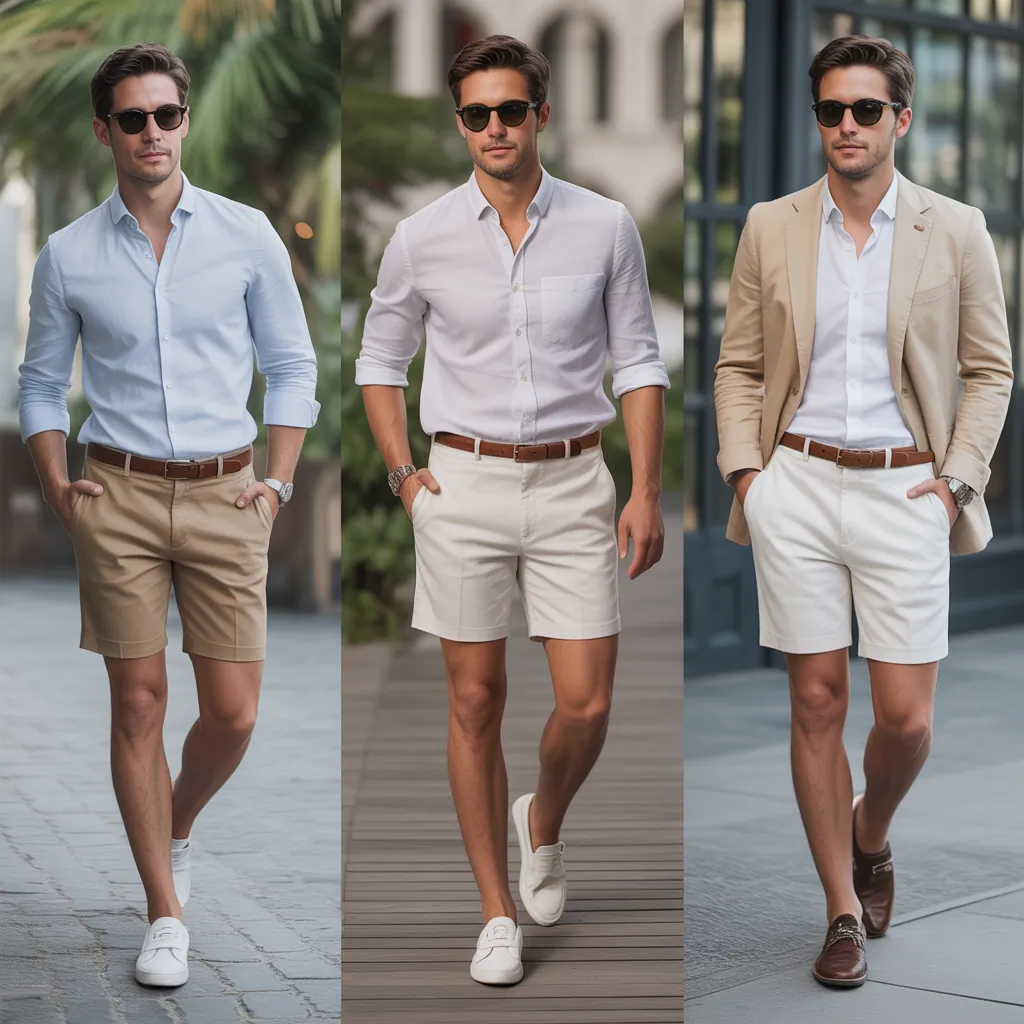 stylish ways to pair mens shorts