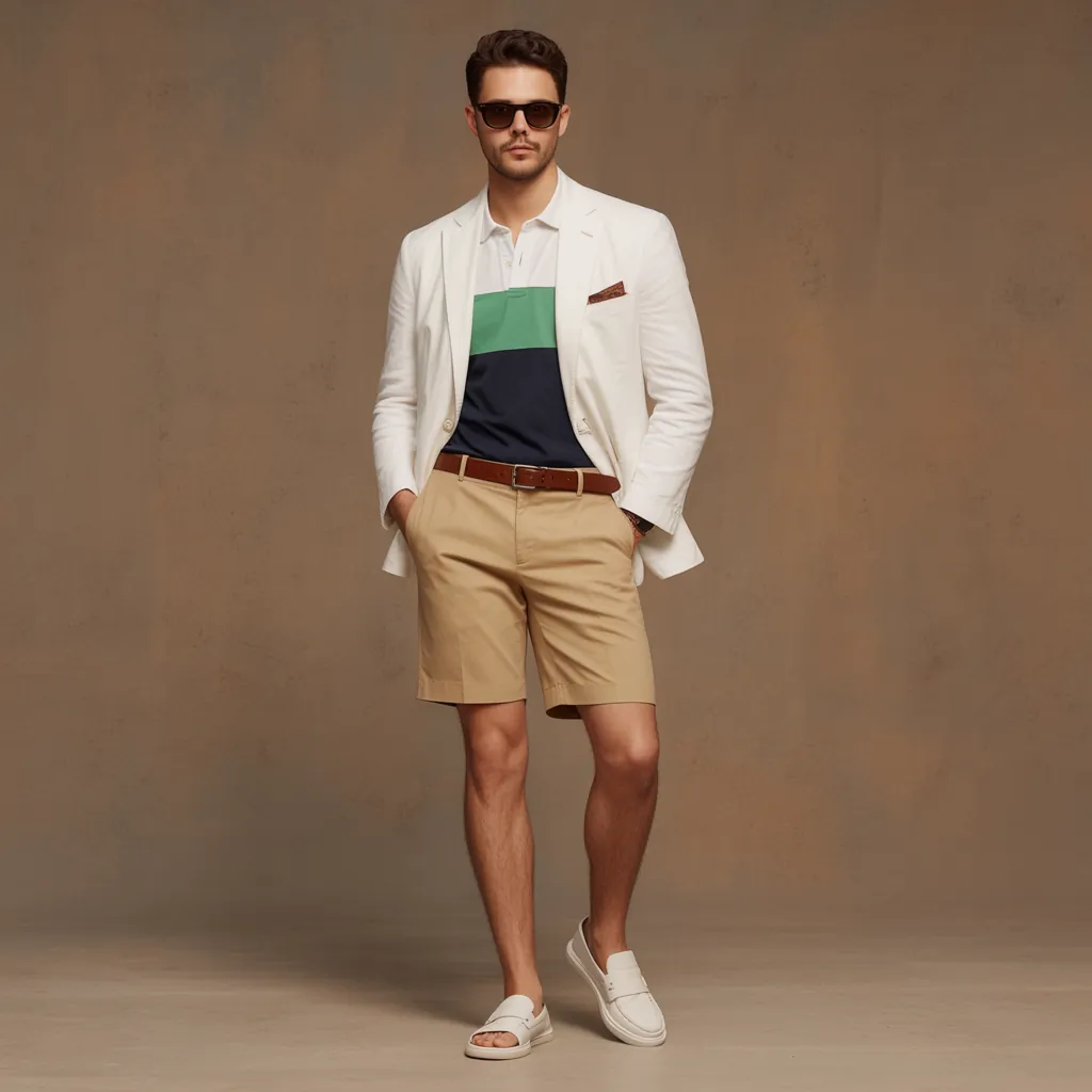stylish ways to pair mens shorts
