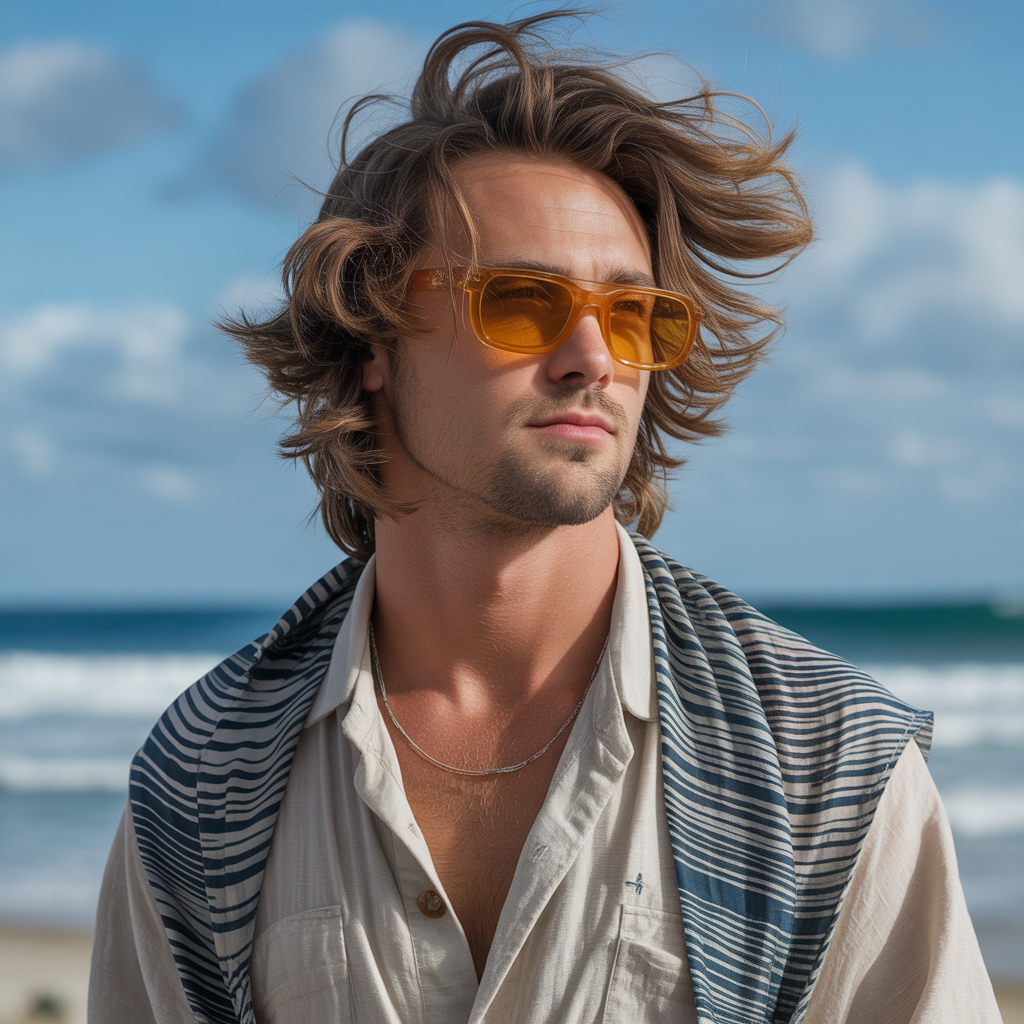 surfer curtains men
