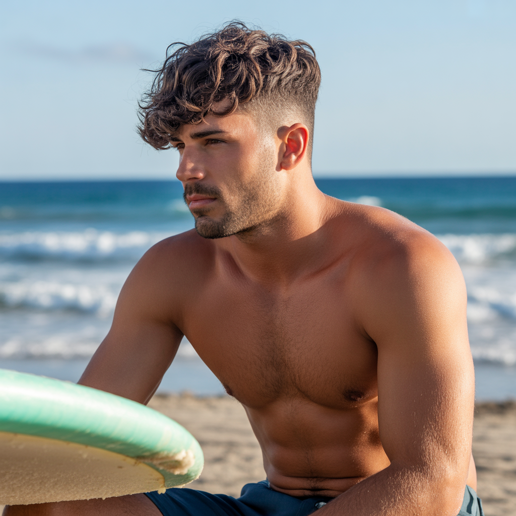 surfer haircuts men