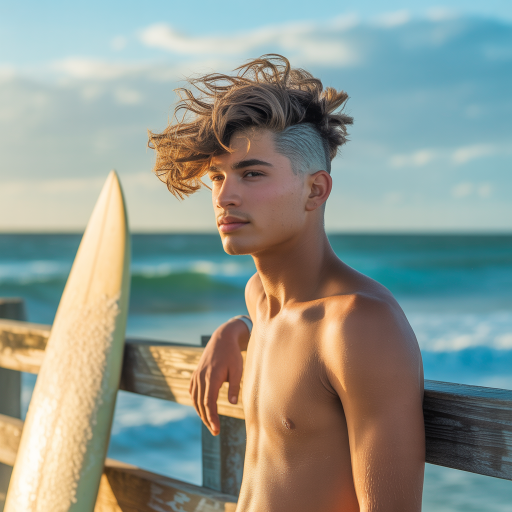 surfer hairstyles men