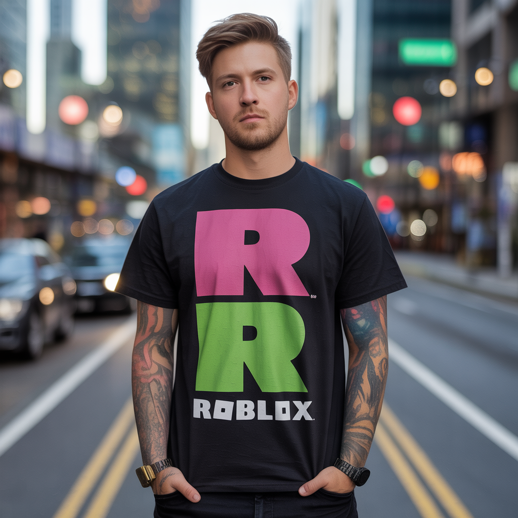 t shirt roblox boy