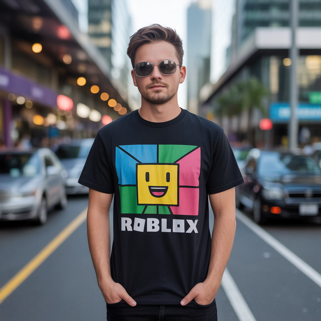 t shirt roblox boy