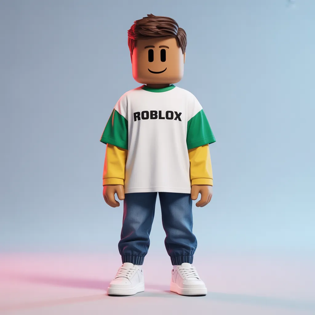 t shirt roblox boy
