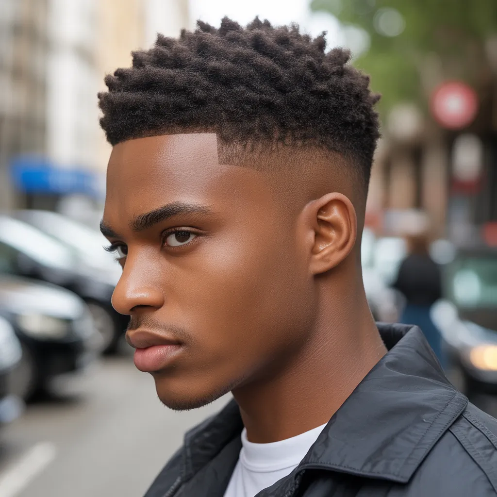 tapered cut natural hair