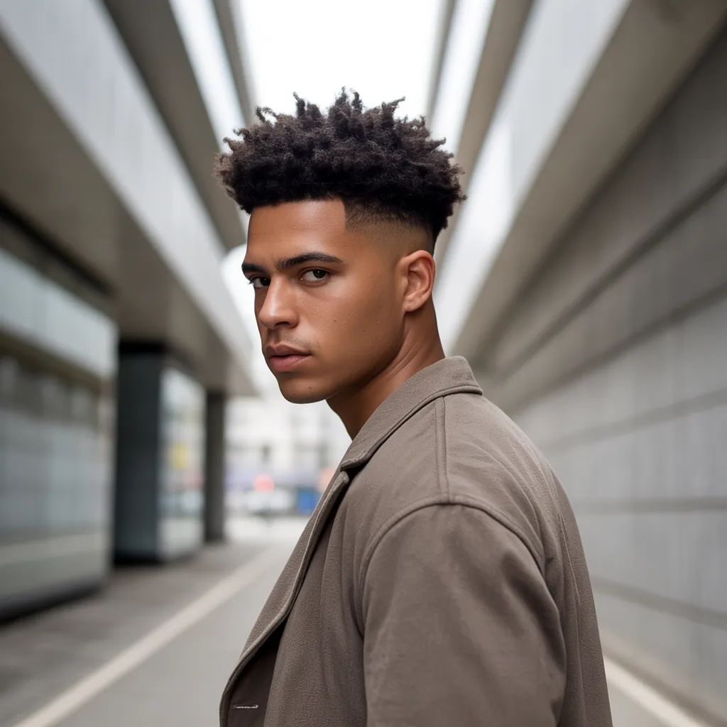 tapered cut natural hair