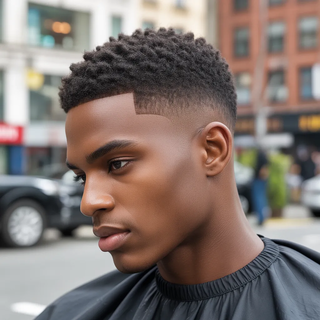 tapered cut natural hair