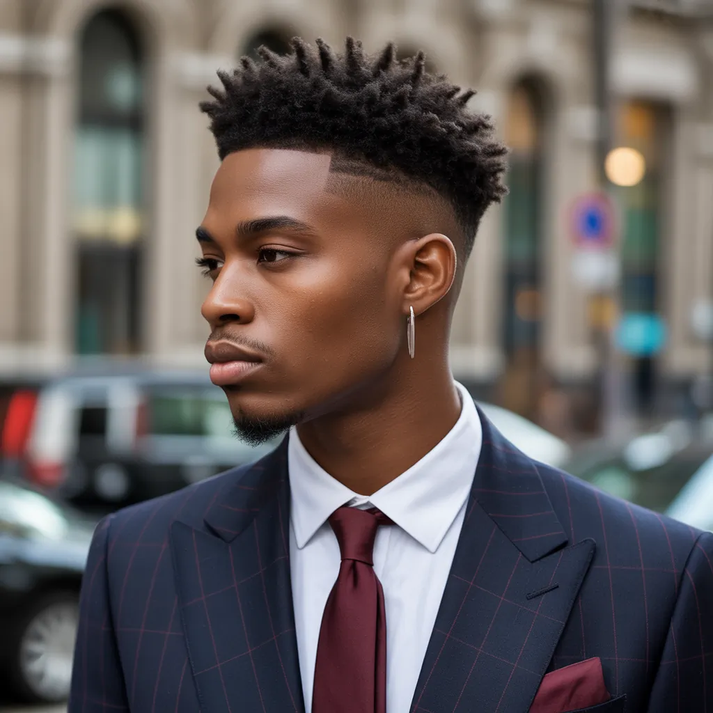 tapered cut natural hair