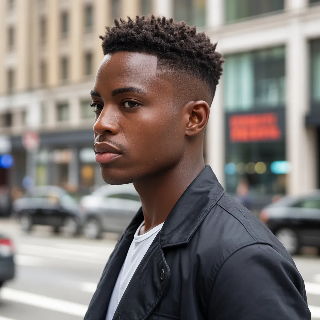 tapered cut natural hair