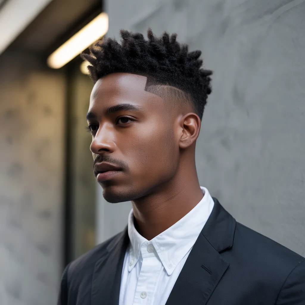 tapered cut natural hair