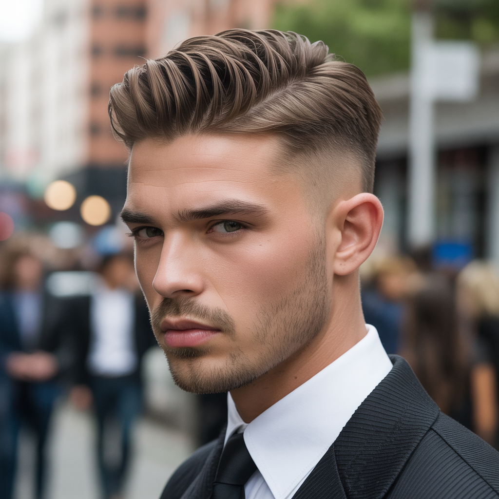 tapered haircuts men