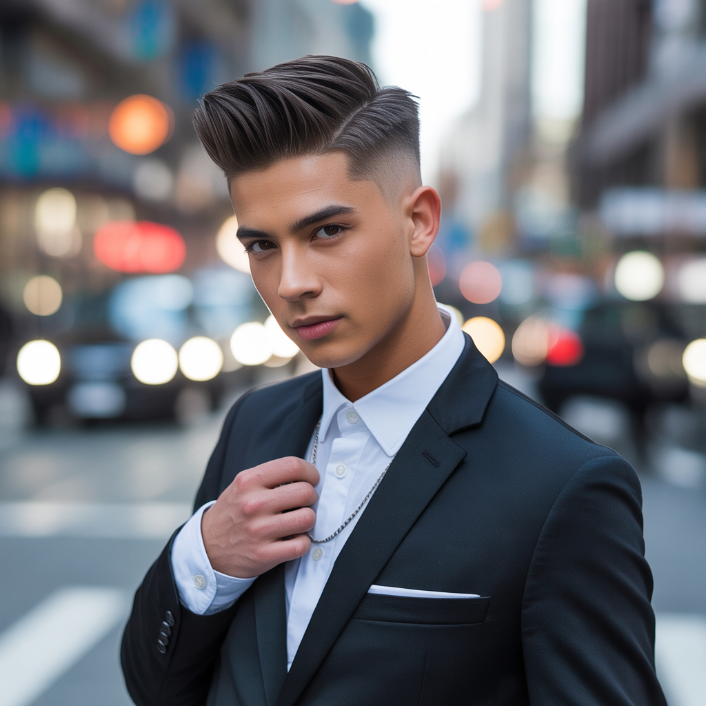 tapered haircuts men