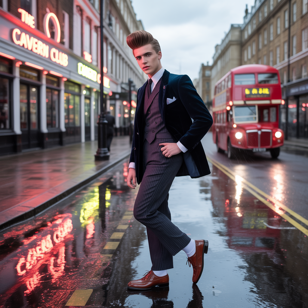 teddy boy hair