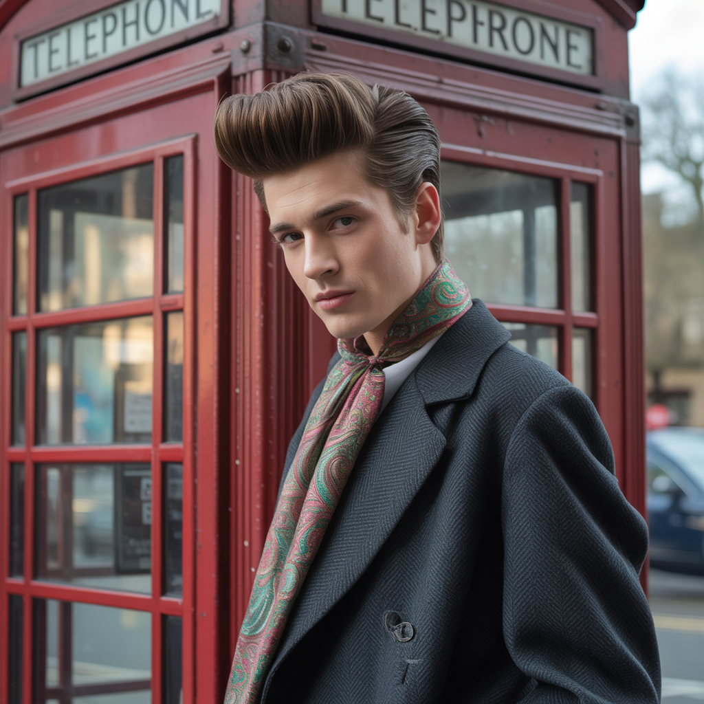 teddy boy hair
