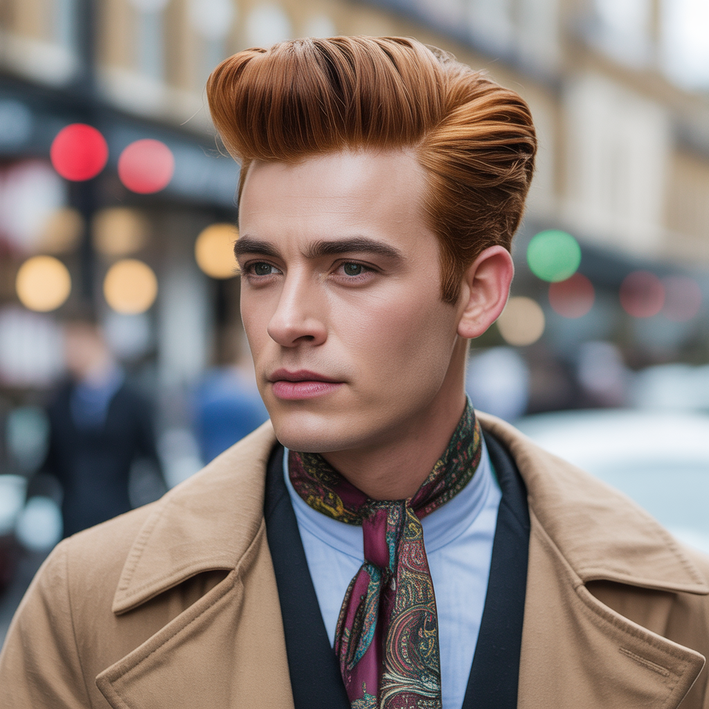 teddy boy hair