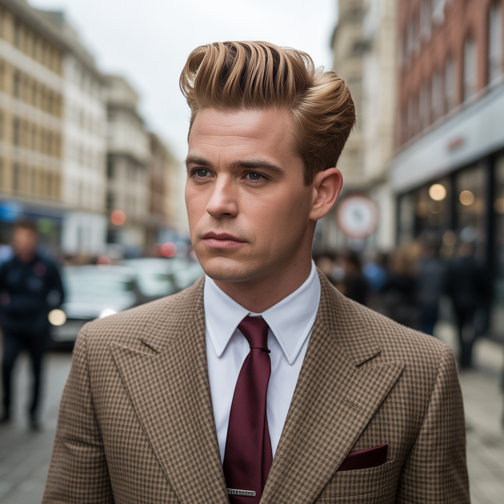 teddy boy hair