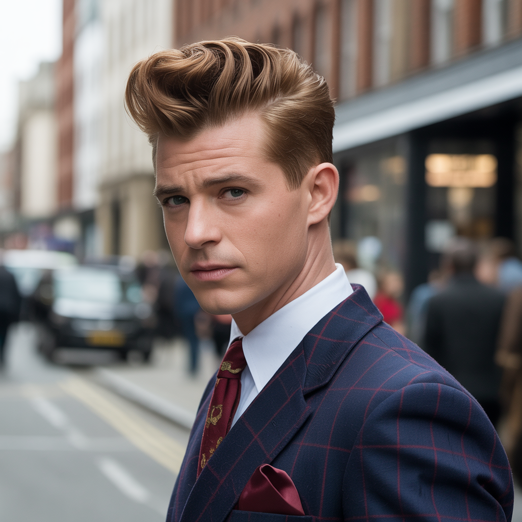 teddy boy hair