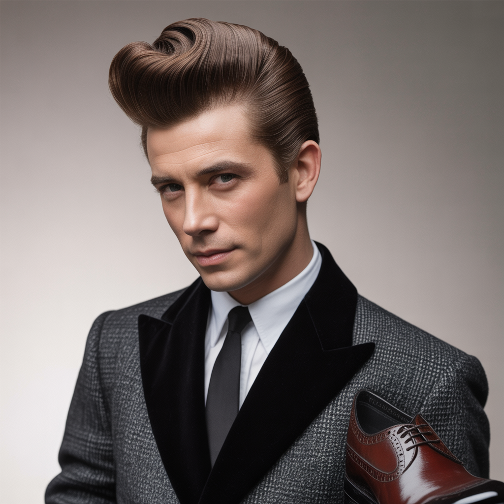 teddy boy hair