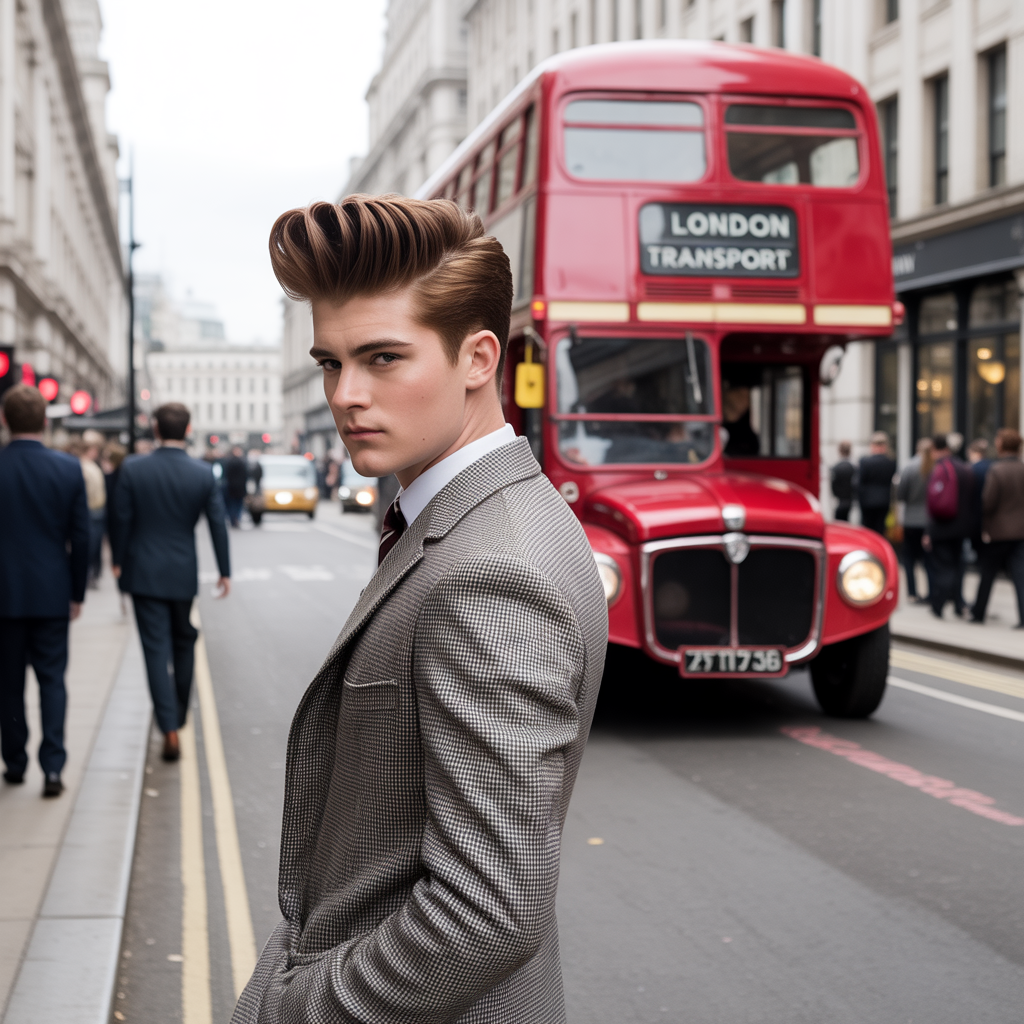 teddy boy hair