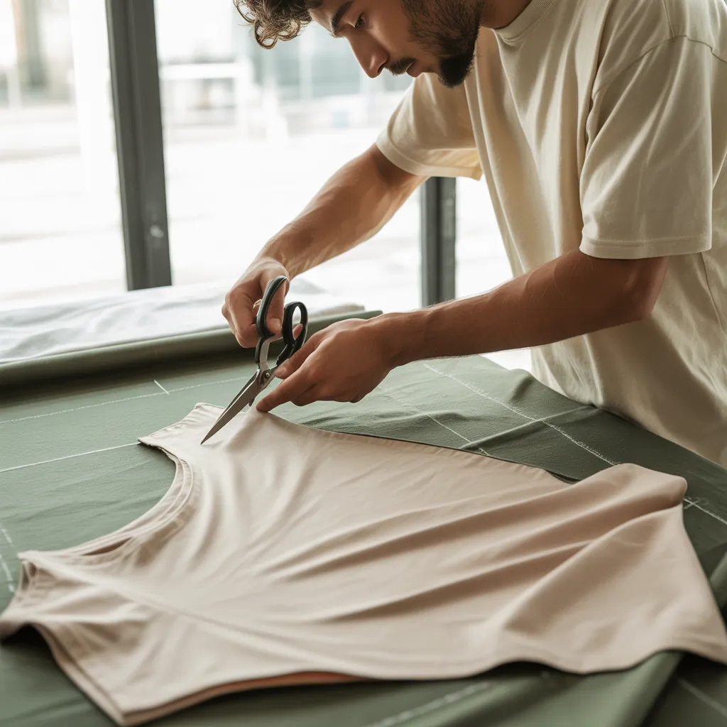 tee shirt cutting diy