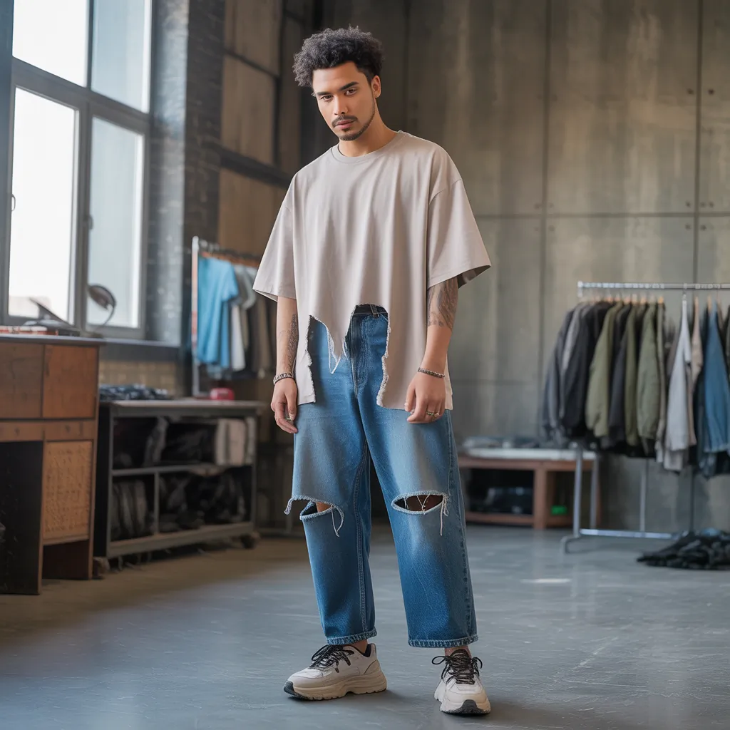 tee shirt cutting diy