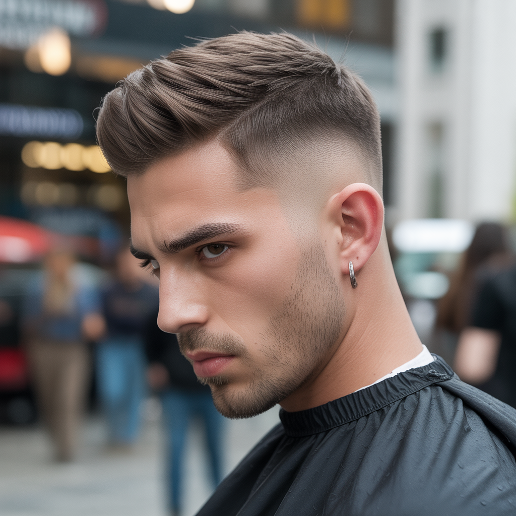 temple fade haircut