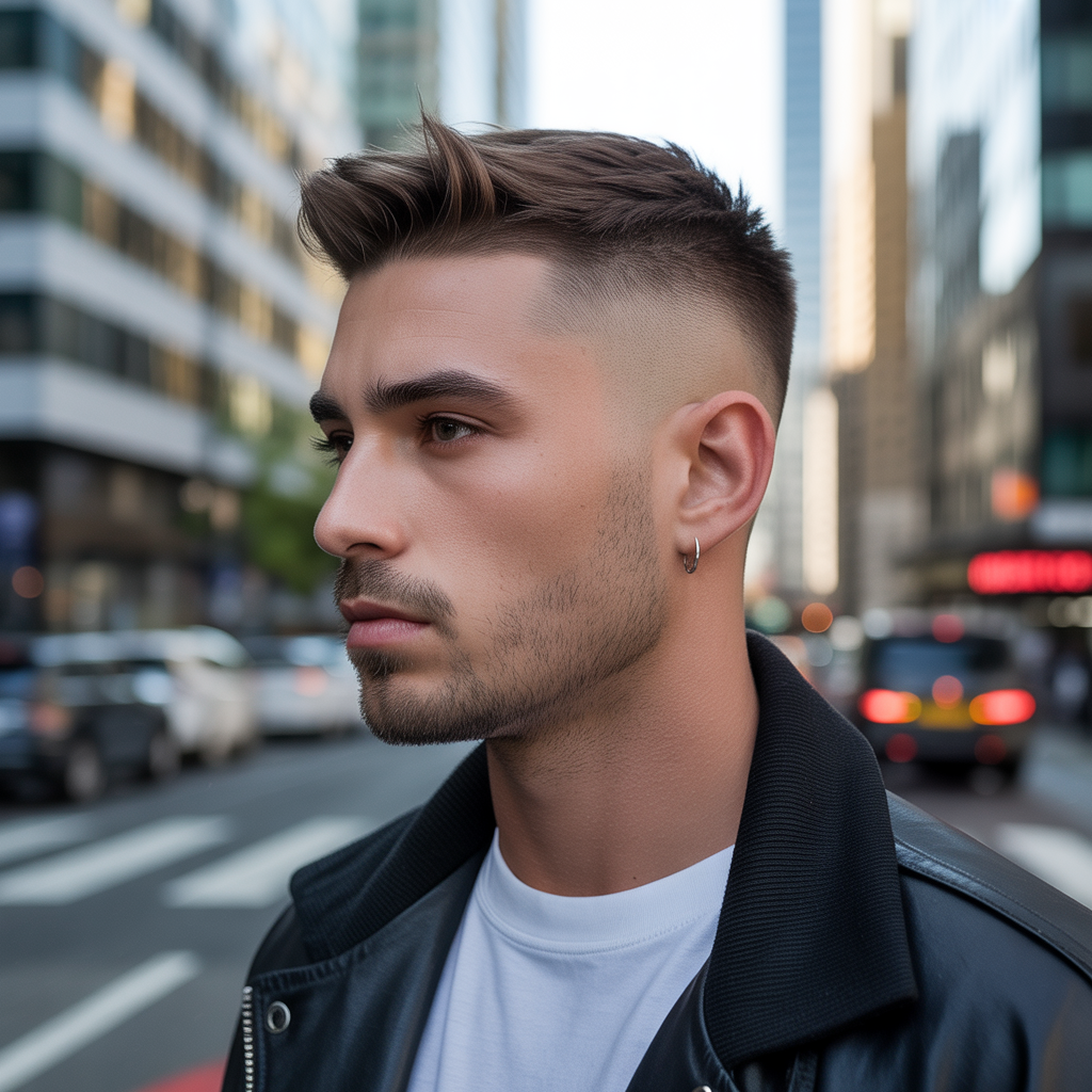 temple fade haircut