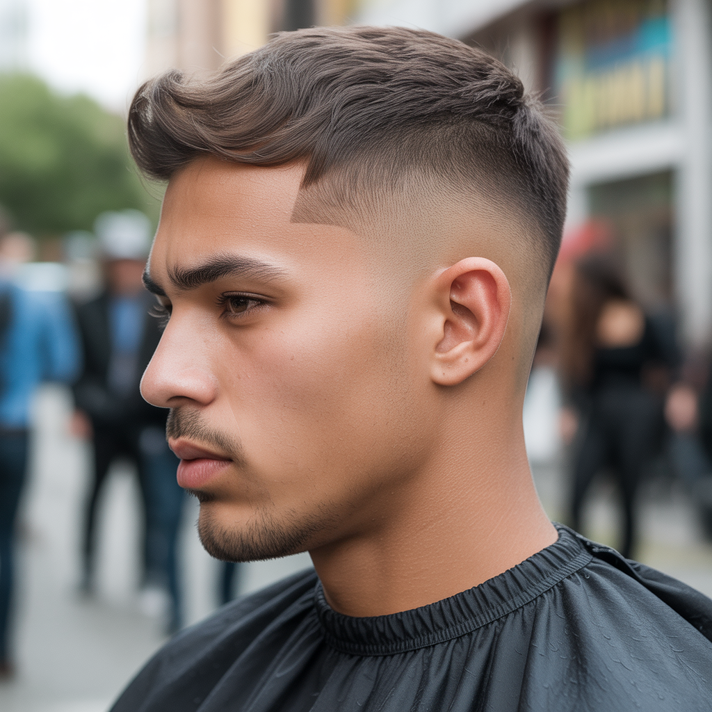 temple fade haircut