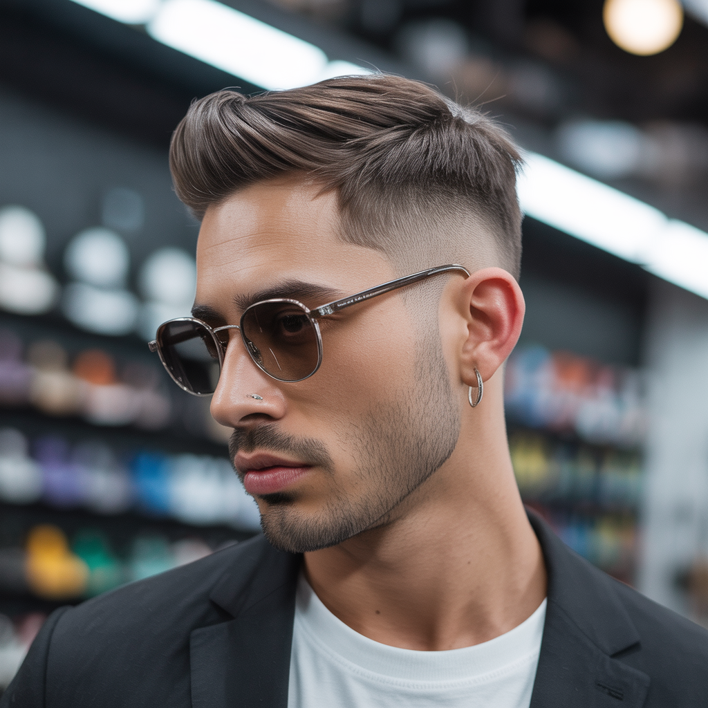 temple fade haircut
