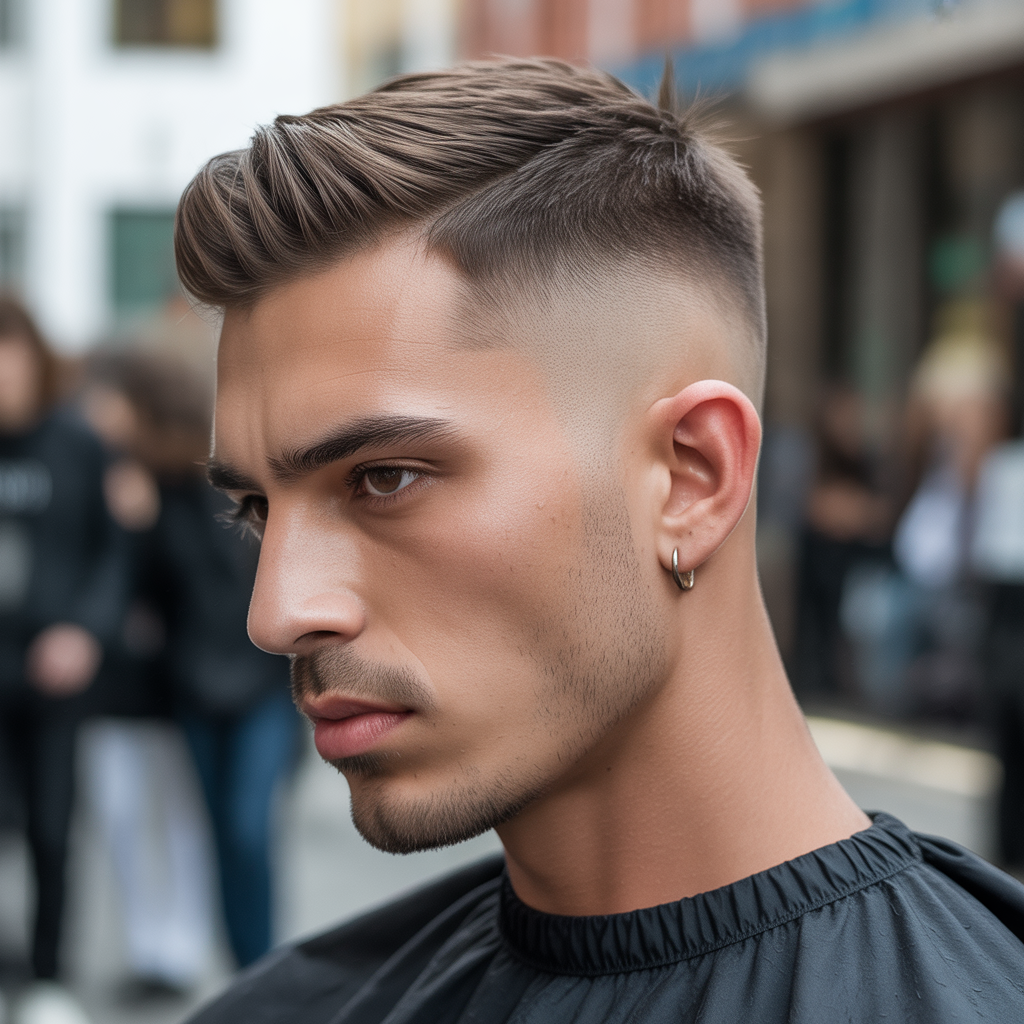 temple fade haircut