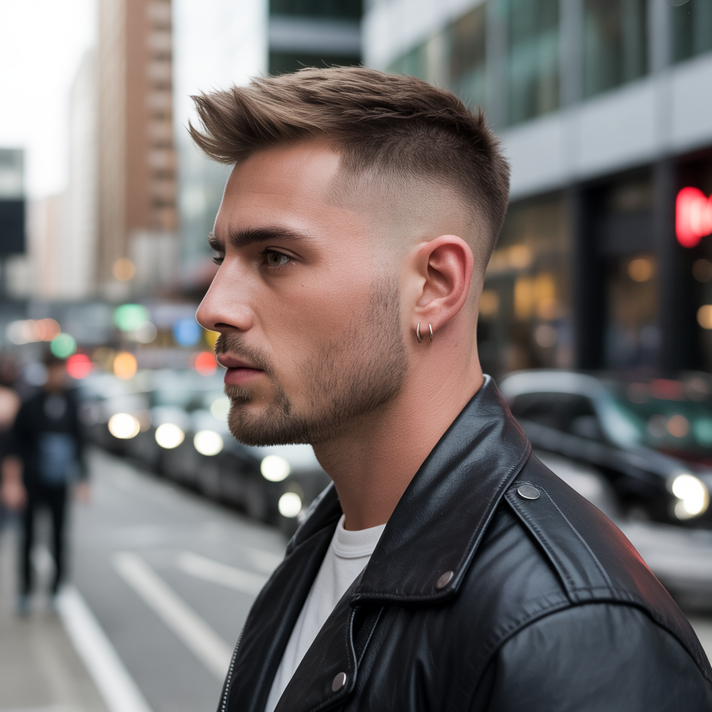 temple fade haircut